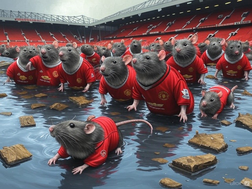 idextratime's tweet photo. 🚨 BREAKING: Manchester United sedang dilanda serangan hama TIKUS di Old Trafford.

Penurunan nilai juga diberikan oleh inspektur kebersihan yang hanya memberikan nilai 2 dari 5 bintang.

���� @MikeKeegan_DM https://t.co/CUeMXk80hJ