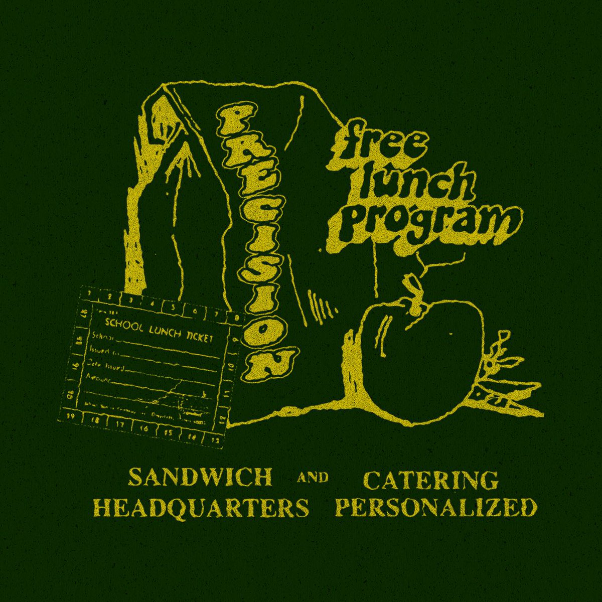PRCSNDESIGNS's tweet photo. "Free Lunch" pre-made graphic - With fully customizable text and colors, this graphic will be delivered to you instantly upon purchase. Available now! 

https://t.co/jCBSdTDfRQ https://t.co/JNmk16ojFm