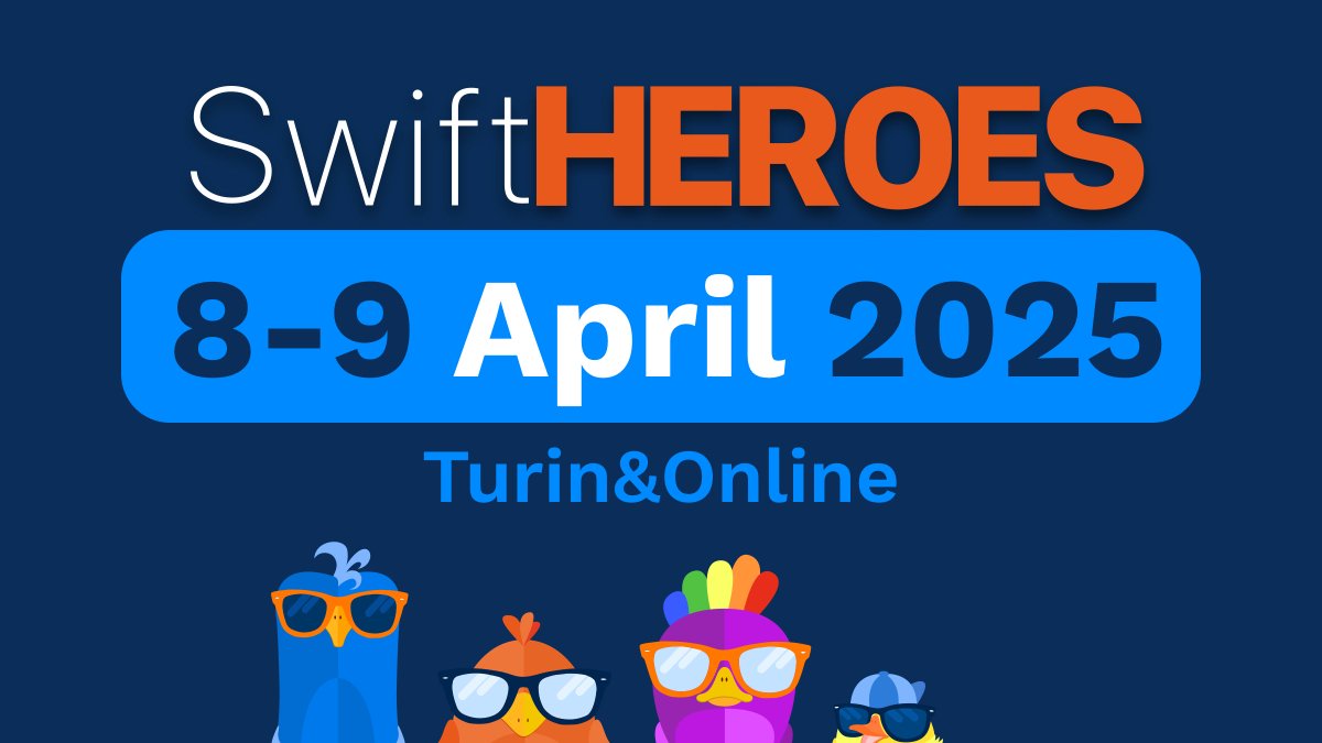 swiftheroes_it's tweet photo. Swift Heroes are you ready?
The countdown to SH 2025 has officially begun! 🚀

👉🏻 https://t.co/3FVKgtm25G 👈🏻
✨ Check out the brand-new website to discover all the exciting updates waiting for you in this edition... https://t.co/XCCvyZEgTo