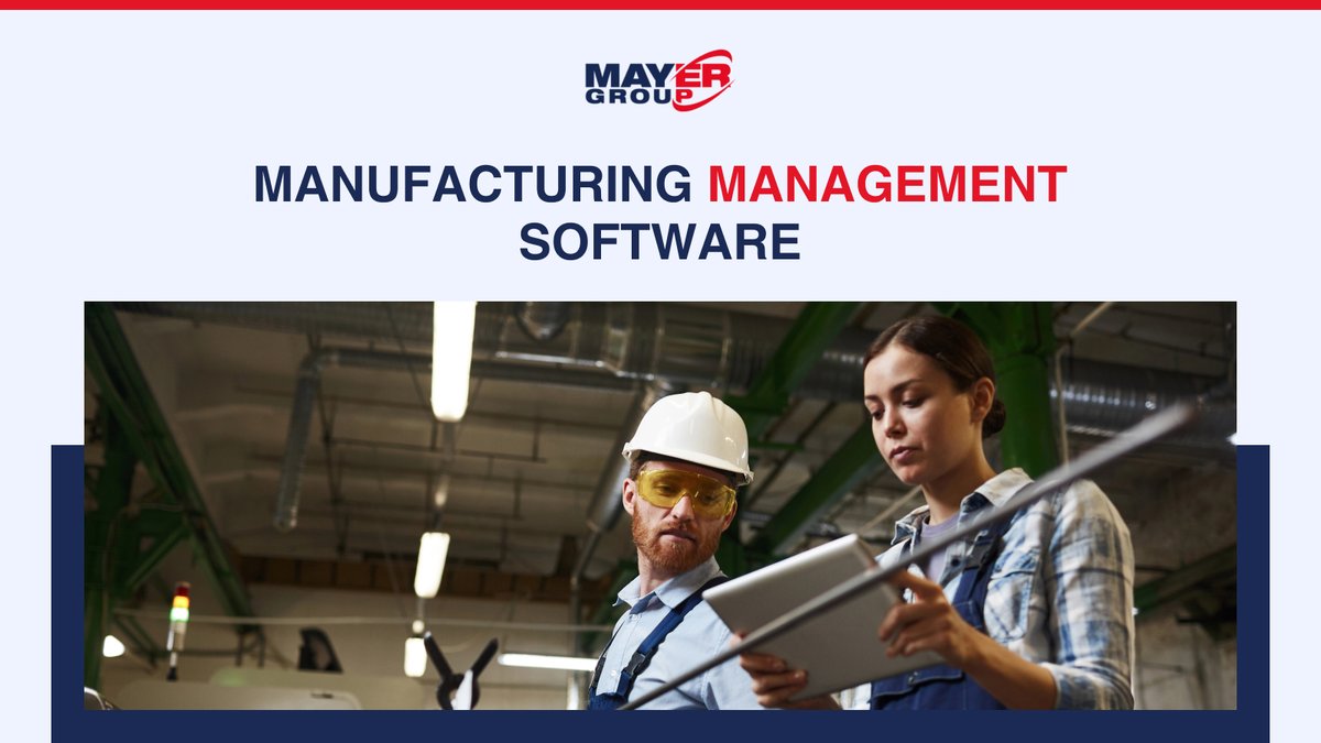 Acumatica's manufacturing ERP software enhances productivity and unifies operations. Learn how Acumatica's solutions through Mayer Group supports efficiency in manufacturing. mayererp.com/manufacturing-… 

#MayerERP #ManufacturingERP #ProductionEfficiency #ERP