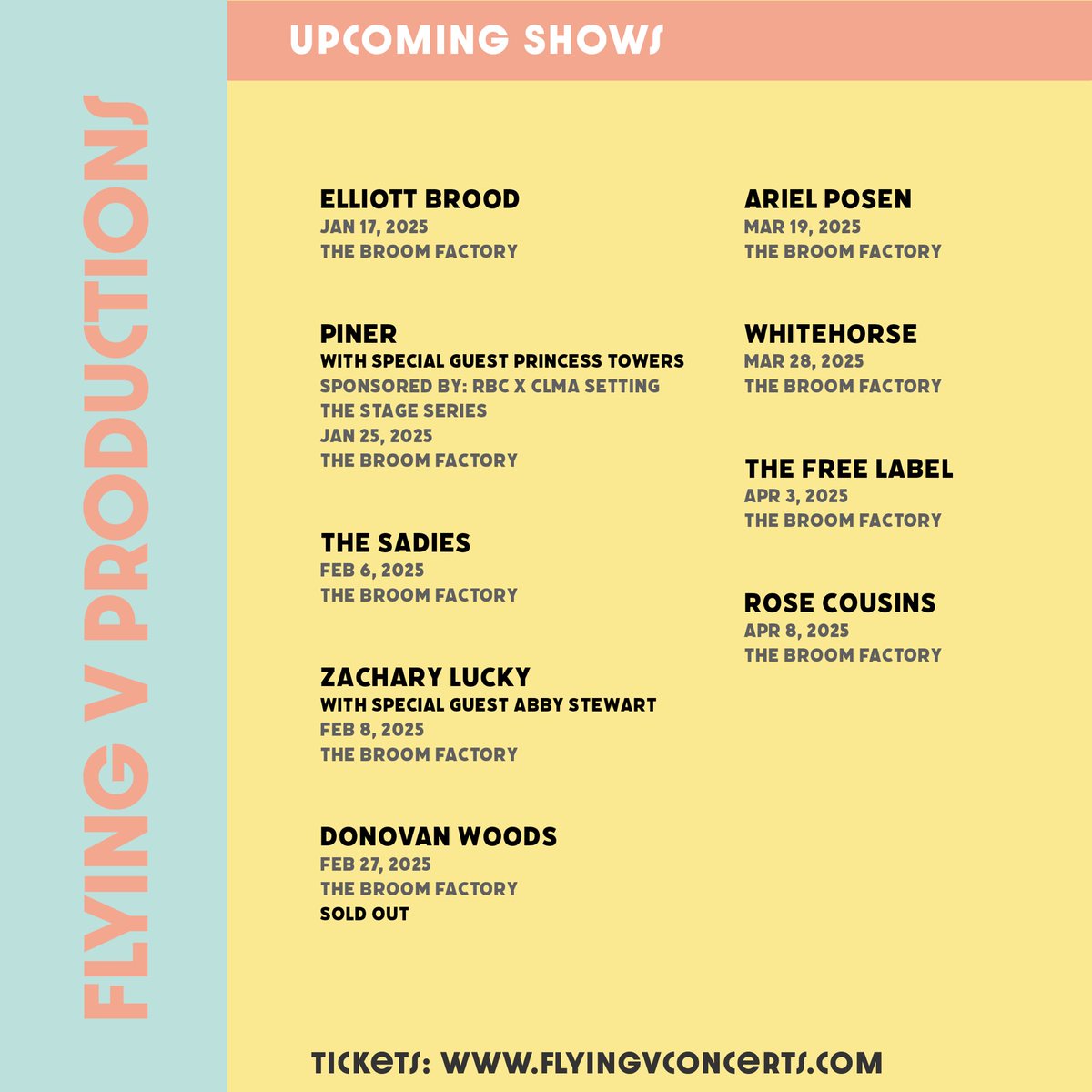 Kingston! We have some amazing upcoming shows for you!