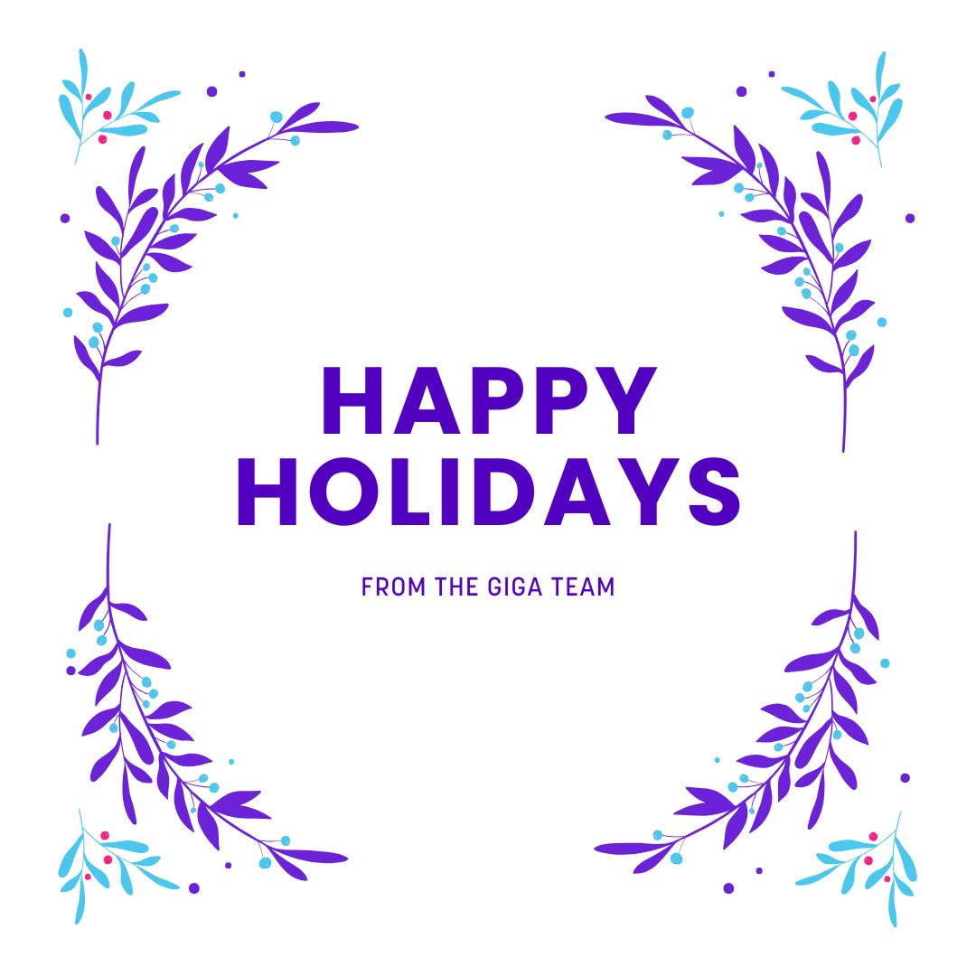 From all of us at GIGA, we wish you a holiday season full of joy and love! Here’s to celebrating the season and looking ahead to an incredible 2025 together.
