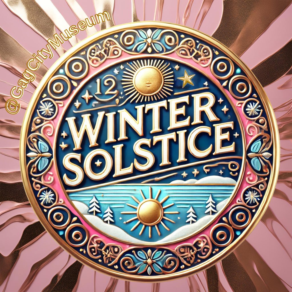 GagCityMuseum's tweet photo. Today, we celebrate the Winter Solstice, marking the longest night and the return of the sun. Though it began on December 21, we continue to honor the light and renewal this season brings. #GagCityMuseum #WinterSolstice #ReturnOfTheLight https://t.co/2VgBTrIF51