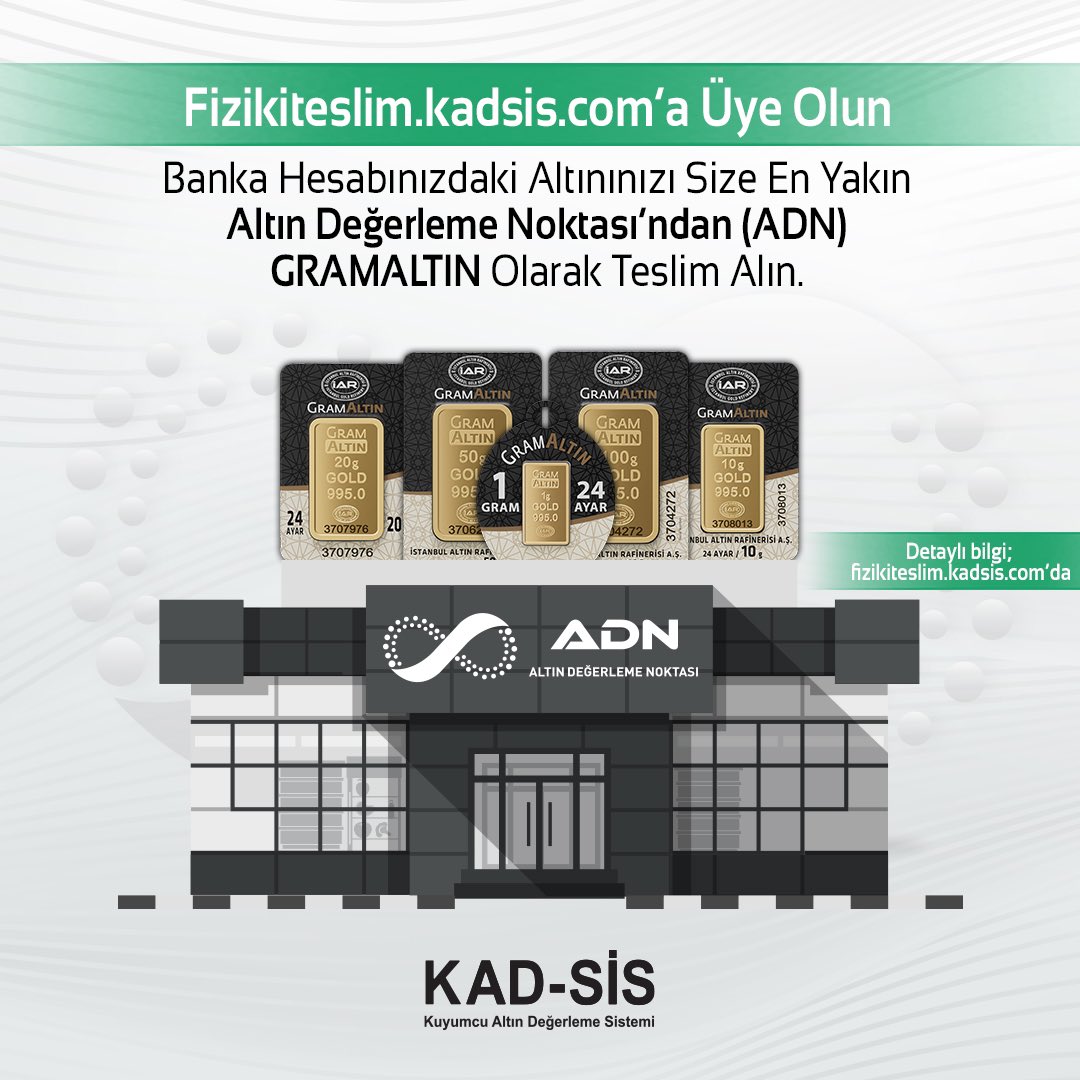 adnkadsis's tweet photo. https://t.co/aAKJKSr093’a Üye Olun

Banka Hesabınızdaki Altınınızı Size En Yakın Altın Değerleme Noktasından (ADN) GRAMALTIN Olarak Teslim Alın. 

Detaylı bilgi; https://t.co/kBQMajkZ20’da

KAD-SİS

https://t.co/xGRmZJV4WI

#kadsis #altındeğerleme #fizikialtın https://t.co/N7O6bEoMa7