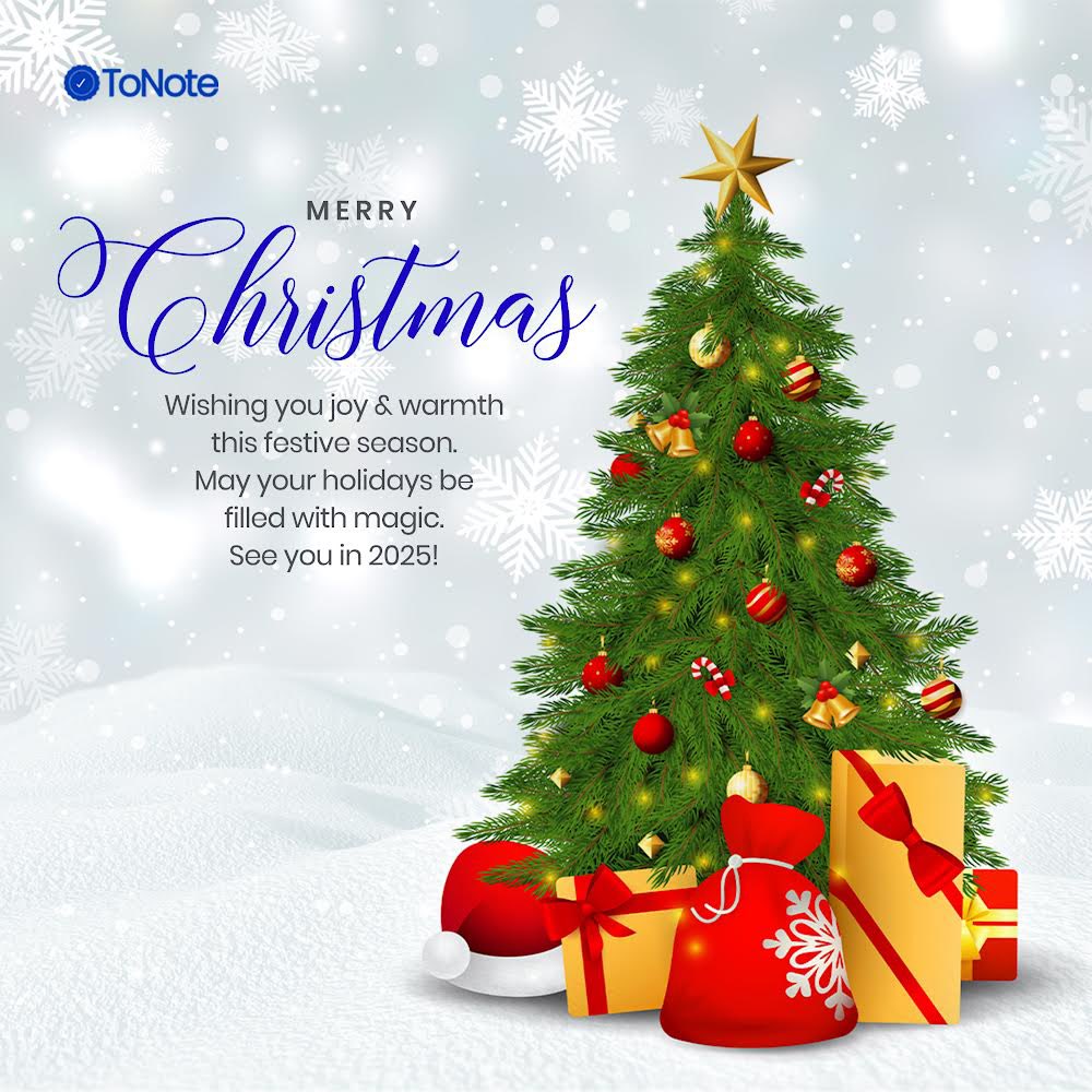 ToNoteHQ's tweet photo. Merry Christmas

-From the ToNote team! https://t.co/6bxqCHw0mu