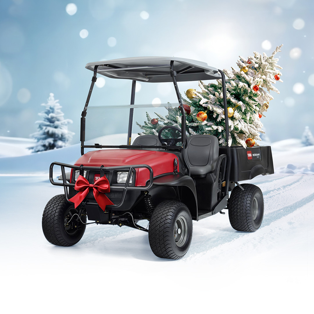🎶 Dashing through the snow, in a Workman MDX 🎶

That's how the song goes, right?

Happy Holidays from Toro! 🎁