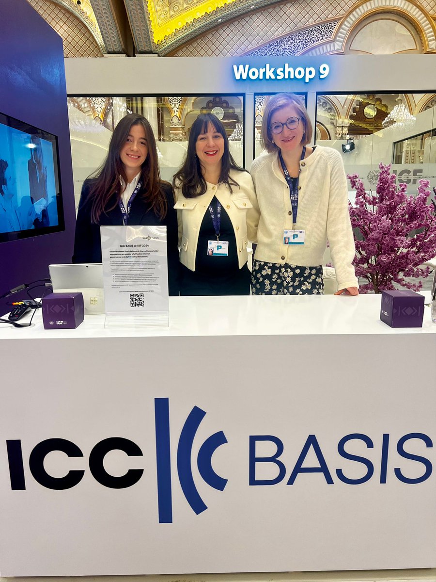 iccwbo's tweet photo. 🌐 The curtains have closed on #IGF2024, but our mission to shape a better digital future continues.

At the Internet Governance Forum, the global business community, united through our BASIS initiative, drove impactful conversations on digital cooperation, data free flow with trust, AI governance, critical infrastructure protection, and more.

More here: https://t.co/AKnV34KExt
