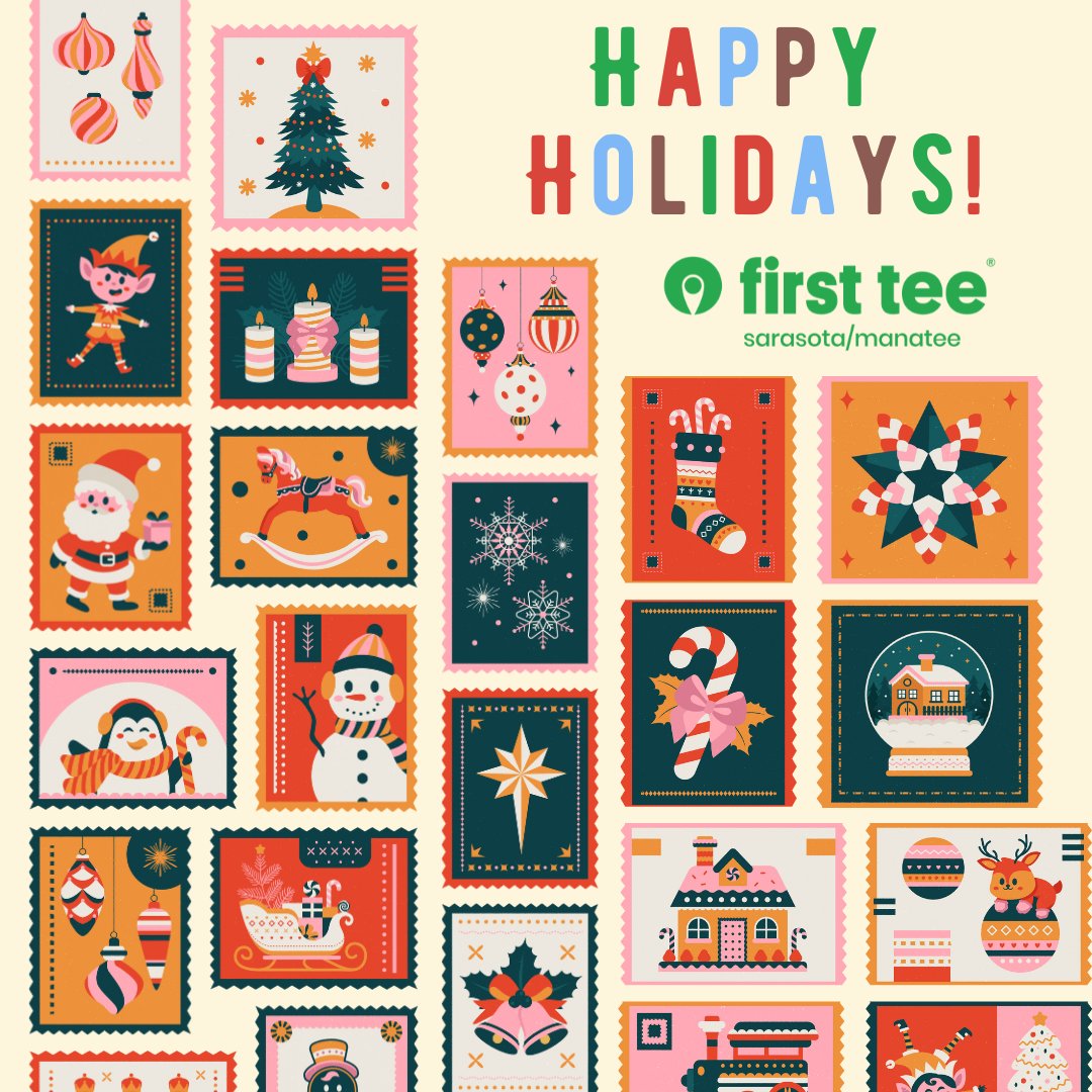 Happy Holidays First Tee Family ☃️