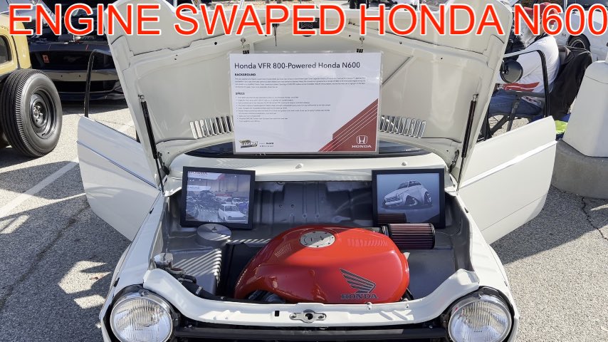 Motorcycle engine swapped into this Honda N600
youtu.be/13IjllKjjOg
