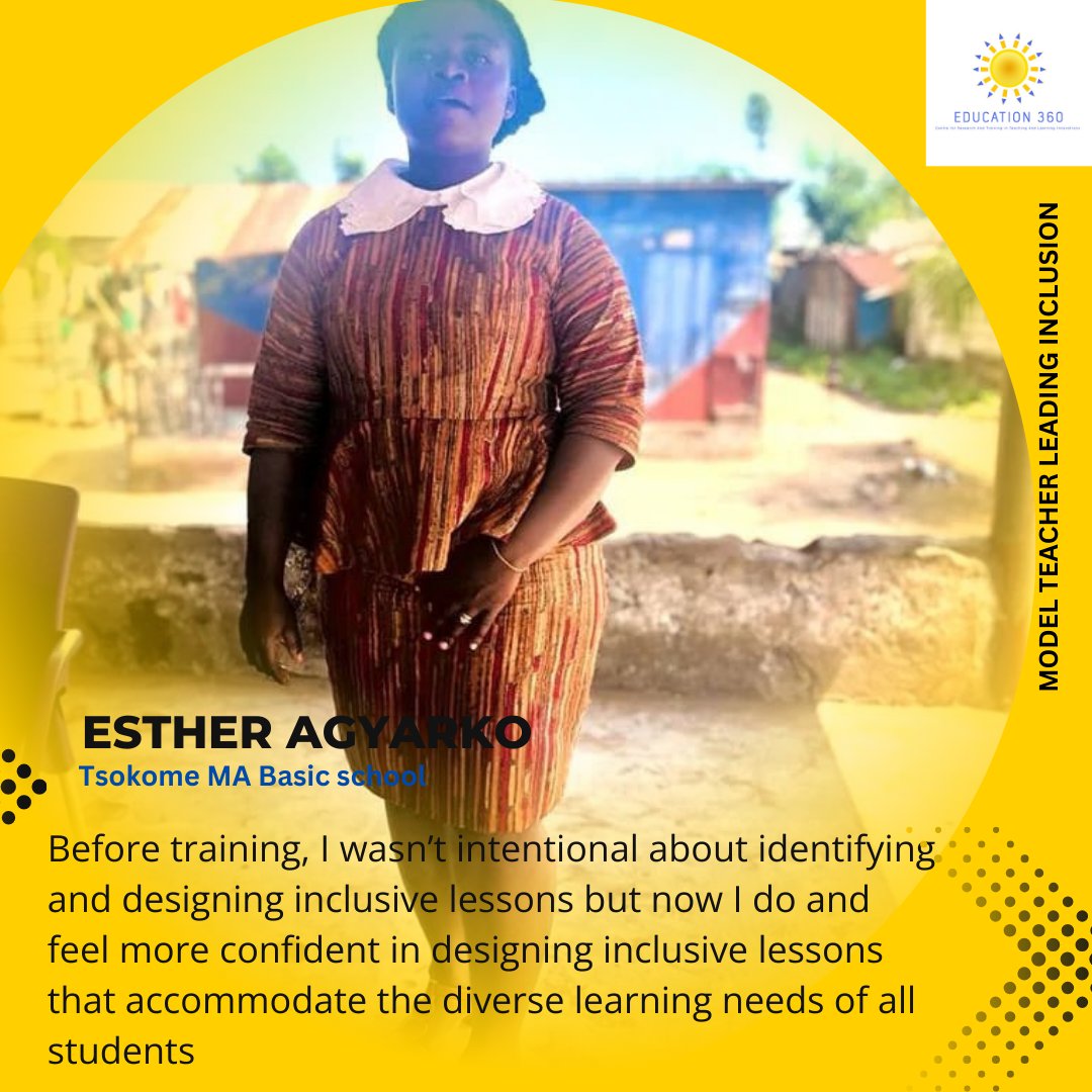 Education360gh's tweet photo. Join us in celebrating their journey, resilience, and unwavering commitment to making #education truly #inclusive for all. Together, we’re breaking barriers and shaping brighter futures! 💪✨
#InclusiveEducatio #EmpowerTeachers #BreakingBarriers #TeacherTraining https://t.co/TmnXmCWhlH