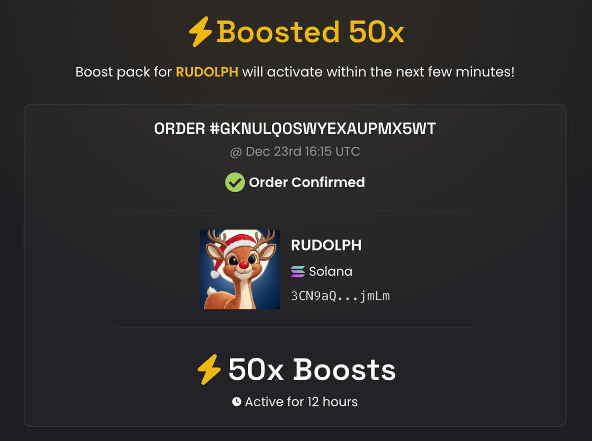 rudolphsol_'s tweet photo. 50x boost on dex - https://t.co/EC2iv9vx9Y https://t.co/uvXFdWQ6y1