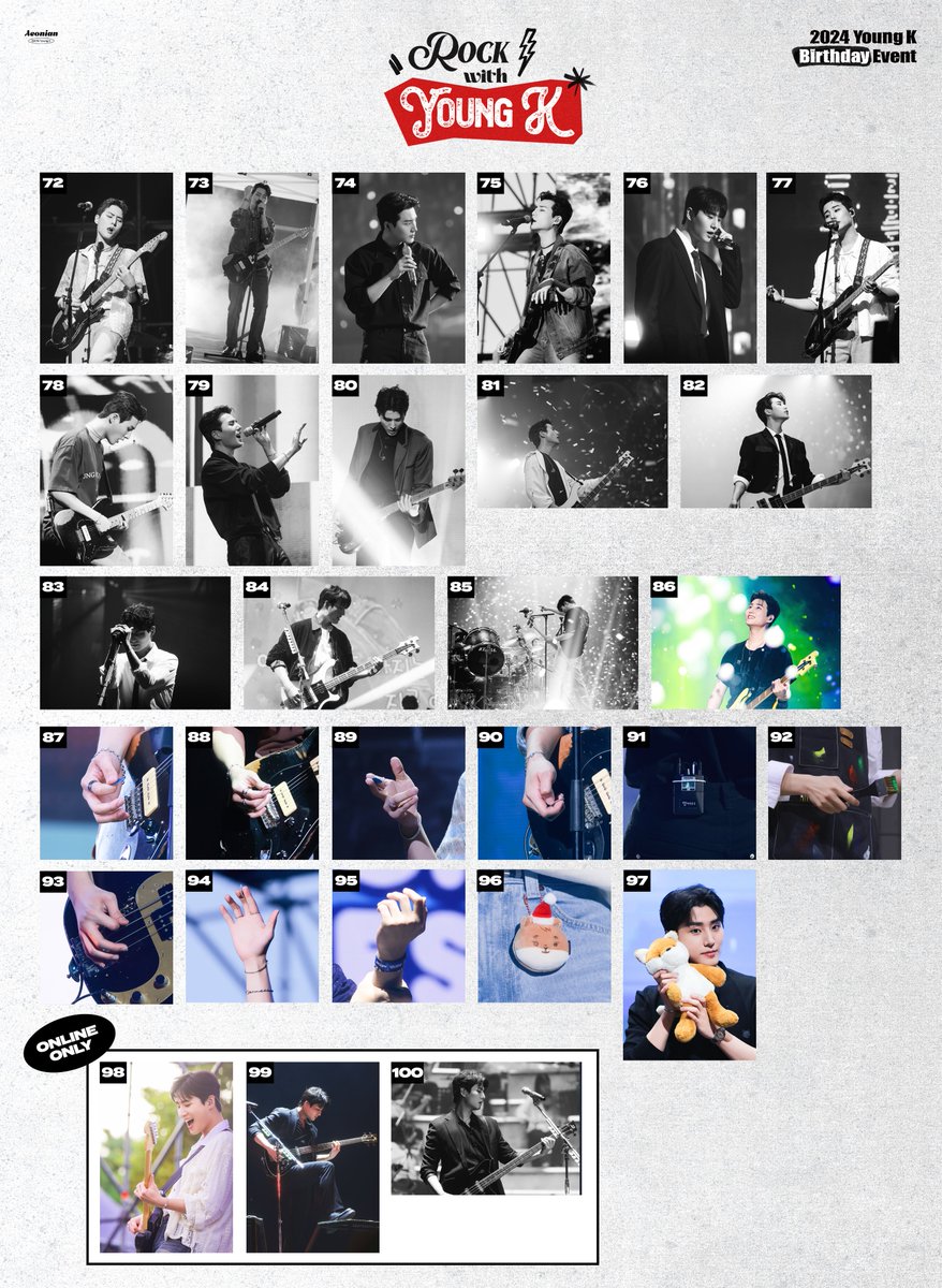 2024YoungKDay's tweet image. 𝟐𝟎𝟐𝟒 𝐘𝐨𝐮𝐧𝐠 𝐊 𝐁𝐢𝐫𝐭𝐡𝐝𝐚𝐲 𝐞𝐯𝐞𝐧𝐭
𝐂𝐀𝐅𝐄 &amp;amp; 𝐄𝐗𝐇𝐈𝐁𝐈𝐓𝐈𝐎𝐍
🎸𝗥𝗼𝗰𝗸 𝘄𝗶𝘁𝗵 𝗬𝗼𝘂𝗻𝗴 𝗞⚡️

액자 통판
2024.12.24 12:00pm
- 2025.01.10 12:00pm

🔗forms.gle/6oxzw8JyUg5Tqu…

RT추첨 액자(1명/국내)

#영케이 #YoungK
#락스타영케이탄신일 #ROCKSTAR_YOUNGK_DAY