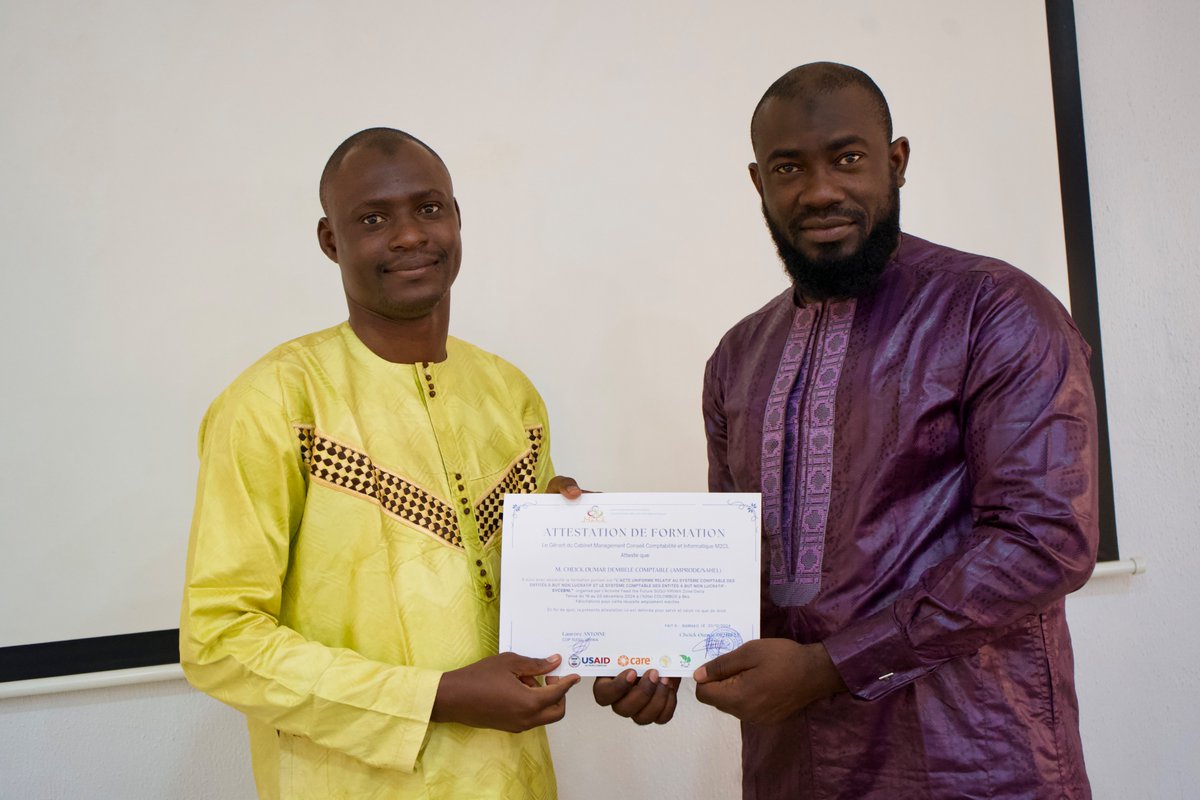 AmprodeSahel's tweet photo. AMPRODE/SAHEL a organisé un atelier de formation sur Atelier de formation sur {ACTE UNIFORME RELATIF AU SYSTÈME COMPTABLE DES ENTITÉS À BUT NON LUCRATIF ET LE SYSTÈME COMPTABLE DES ENTITÉS À BUT NON LUCRATIF - SYCEBNL}
Tenu du 16 au 20 décembre à l’hôtel COLOMBUS de Bko. https://t.co/SfbJyi11Jq