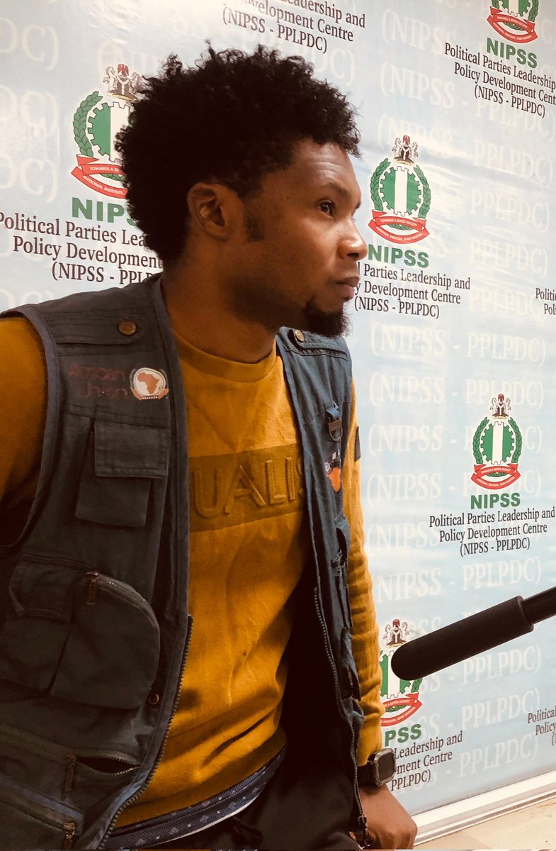 TerryJerryAwase's tweet photo. That's the spirit!  @ National Institute for Policy and Strategic Studies! For @AfricanFilmInst https://t.co/atIjxf1hzU