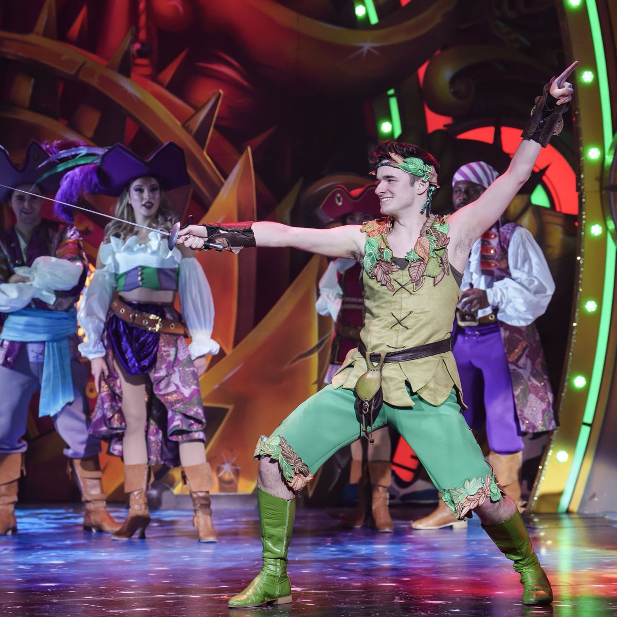 brumhippodrome's tweet photo. PETER PAN FIRST LOOK! 🤩 

A sneak peek at this year's magical Pantomime adventure ⚓🧚 

Must close on Sun 2 Feb - don't miss your chance to see it! https://t.co/W1zQKgSAiU