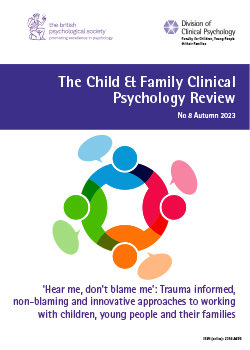 UKDCP's tweet photo. Highly recommended from DCP Faculty for Children and Young People - 
Child and Family Clinical Psychology Review 
https://t.co/3HOHJ2nKON https://t.co/Xjzev8PWR6