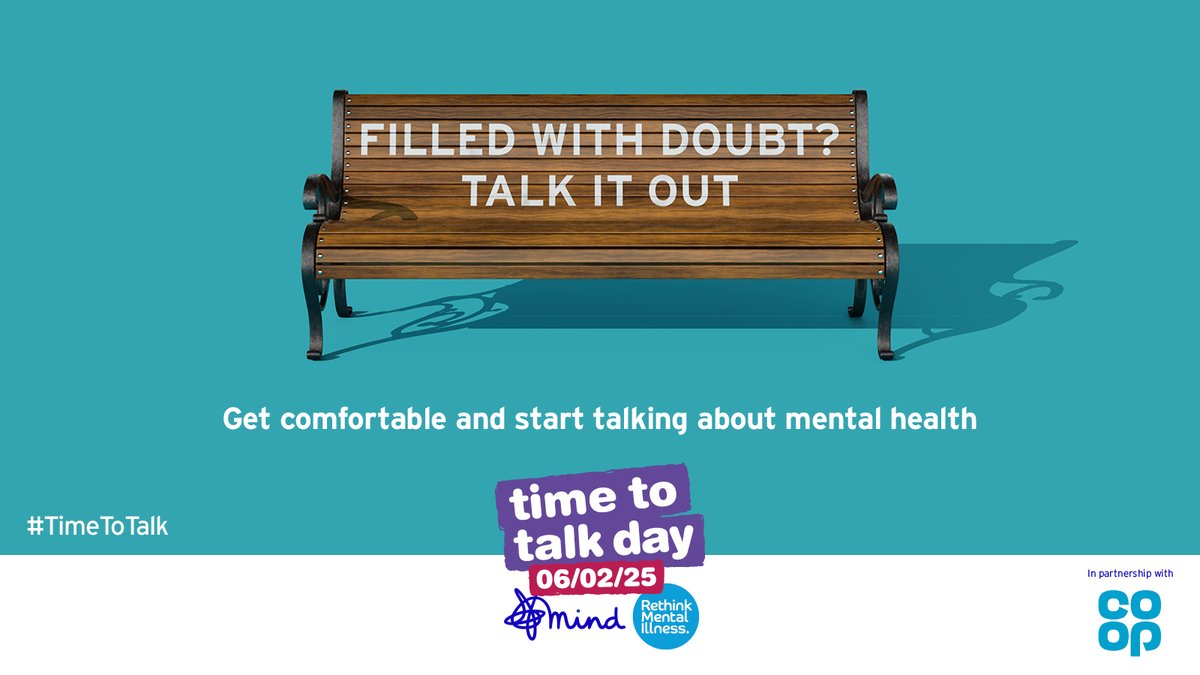Today is Time to Talk Day, the nation’s biggest mental health conversation. It’s a day for friends, families, communities and workplaces to come together to talk, listen and change lives. Find out how to reach out or take part: timetotalkday.co.uk
#TimeToTalk
