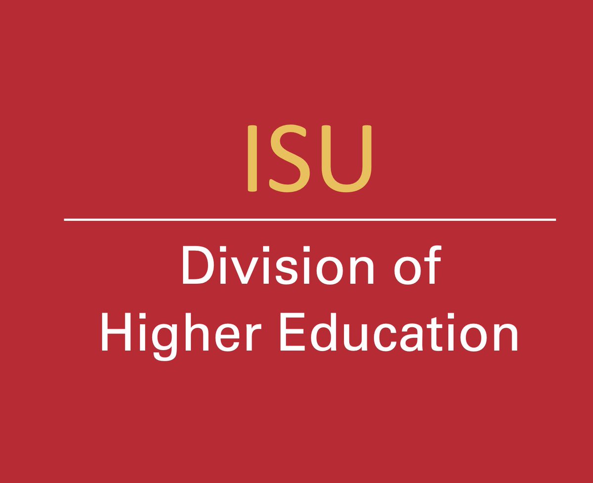 ISU - Division of Higher Education tweet media