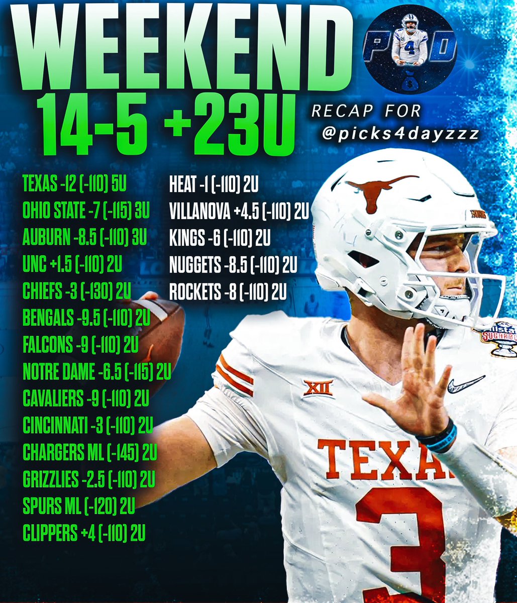 picks4dayzzz's tweet image. 🔥🔥🚨HEATER ALERT🚨🔥🔥

Sending $50 to 2 People that Retweet+Like🤝

USE LINK TO GET ALL MY PLAYS⬇️

dubclub.win/r/checkout/171…