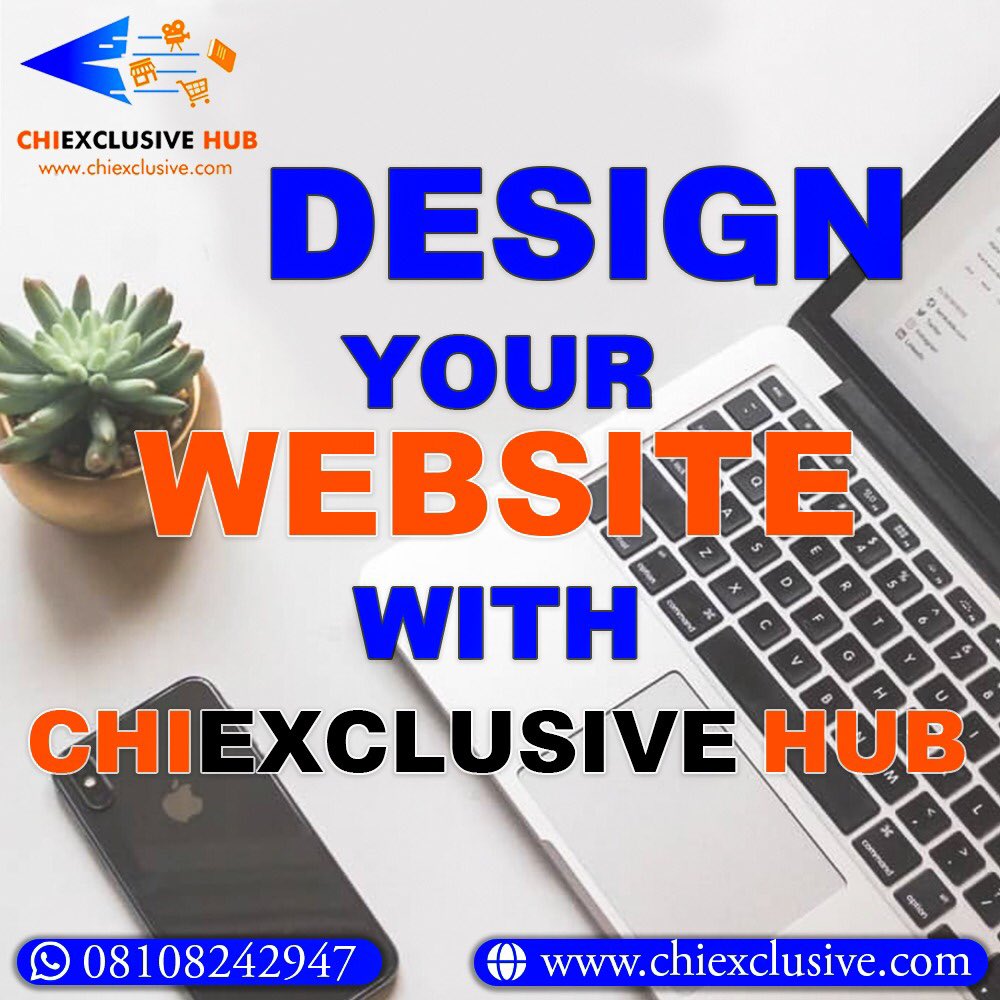 chiexclusivehub's tweet image. Design yourwebsite.com with a dm todsy. Chat with us via WhatsApp on +2348108242947 
#InnovativeTech #WebsiteDevelopment #BusinessDevelopment