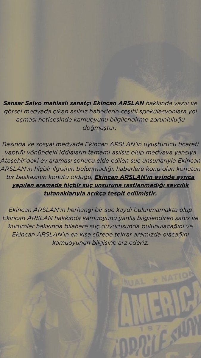 Avukat açıklamasıdır.