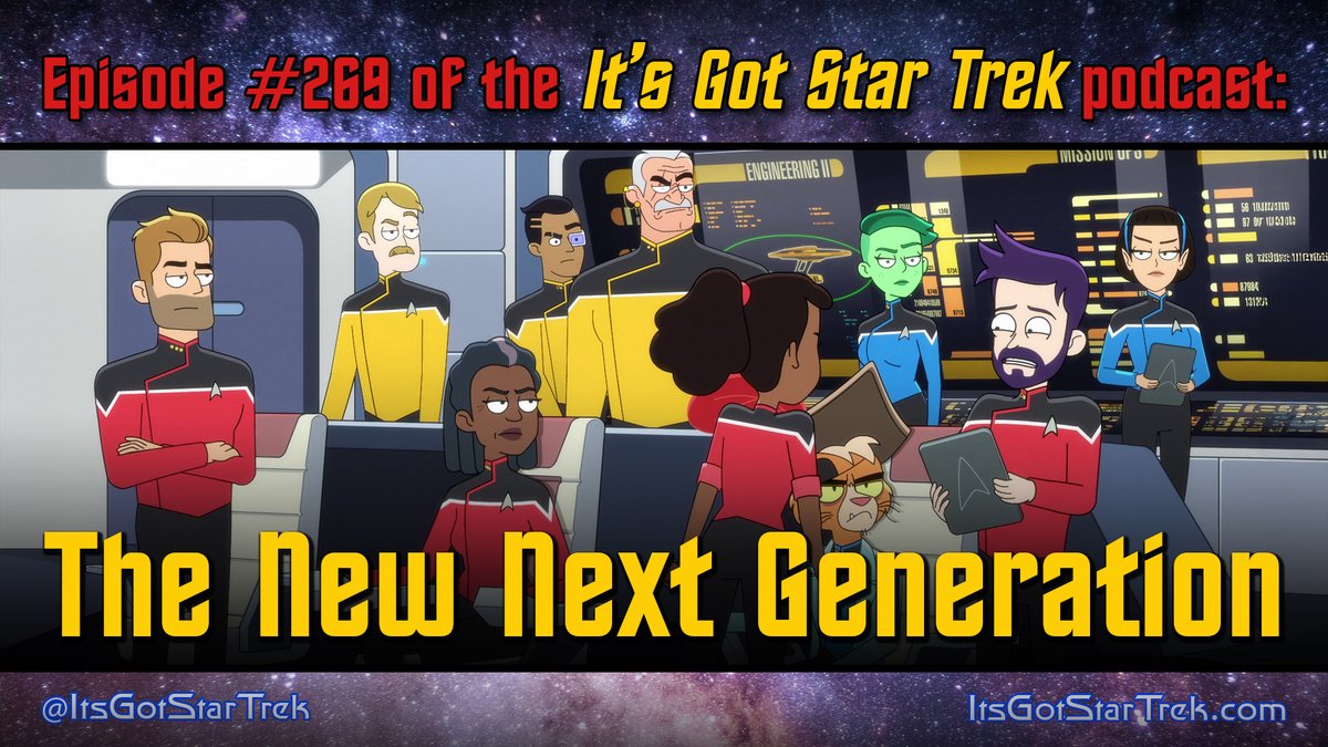 ItsGotStarTrek's tweet image. New episode posted! Join your misty-eyed hosts as they discuss the brilliantly-conceived and produced series finale of #StarTrekLowerDecks, "The New Next Generation" - available now wherever podcasts with the fewest corbed bopples are distributed! 🖖

itsgoteverything.com/podcast/269-th…