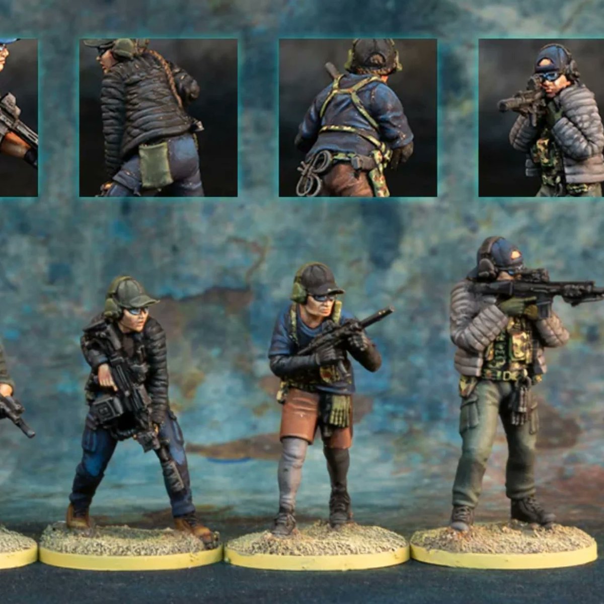 ClubDreadnought's tweet photo. En el Club estamos preparándonos para jugar a Spectre Operations, un nuevo juego de miniaturas de conflictos actuales: Fuerzas especiales, terroristas, infiltraciones, misiones de inteligencia…. tiene muy buena pinta
#clubdreadnought #spectreoperations #28mm #specialforces https://t.co/Yh6pEi8hhe
