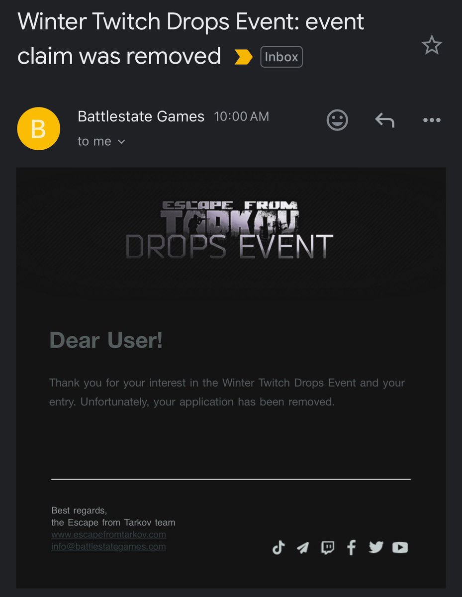 Ayo <a href="/tarkov/">Escape from Tarkov</a> am I on the naughty list this year?