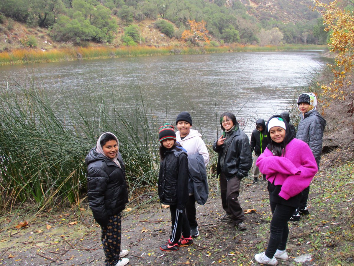 A wild stroke of luck put our annual backpacking trip with Ventana Wilderness Alliance on the day of the biggest storm of the season.  The brave guides of VWA shepherded us through. We'll get those backpacks on next year for sure!