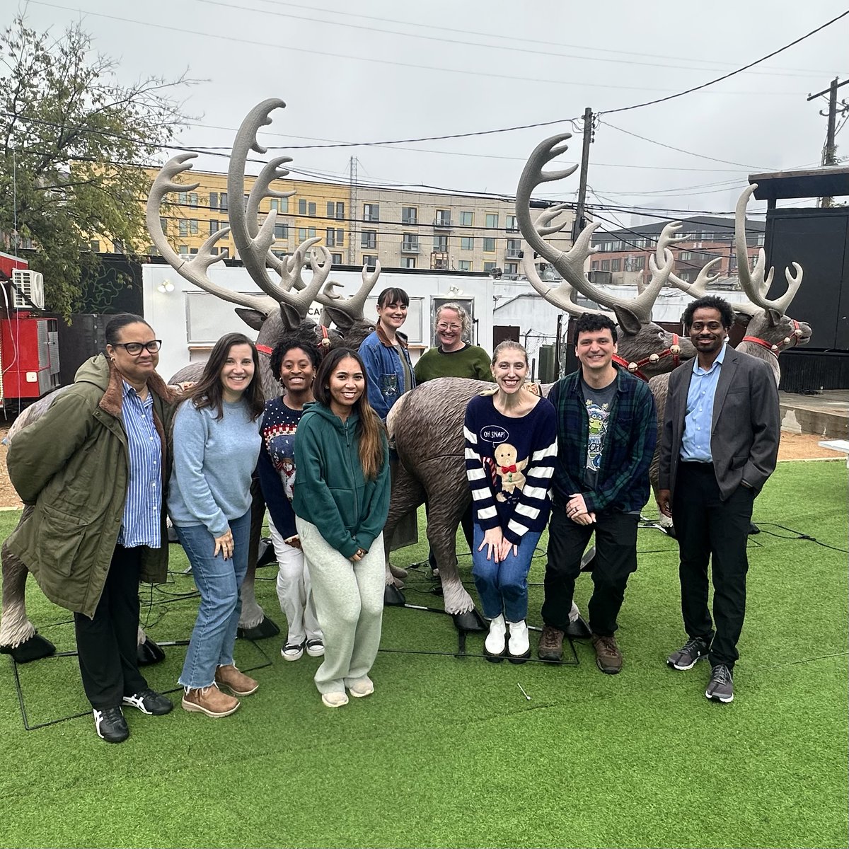 Our team = the ultimate sleigh squad 🦌✨ Leading students to success, one step at a time. #Leadership #CollegePossible #Teamwork