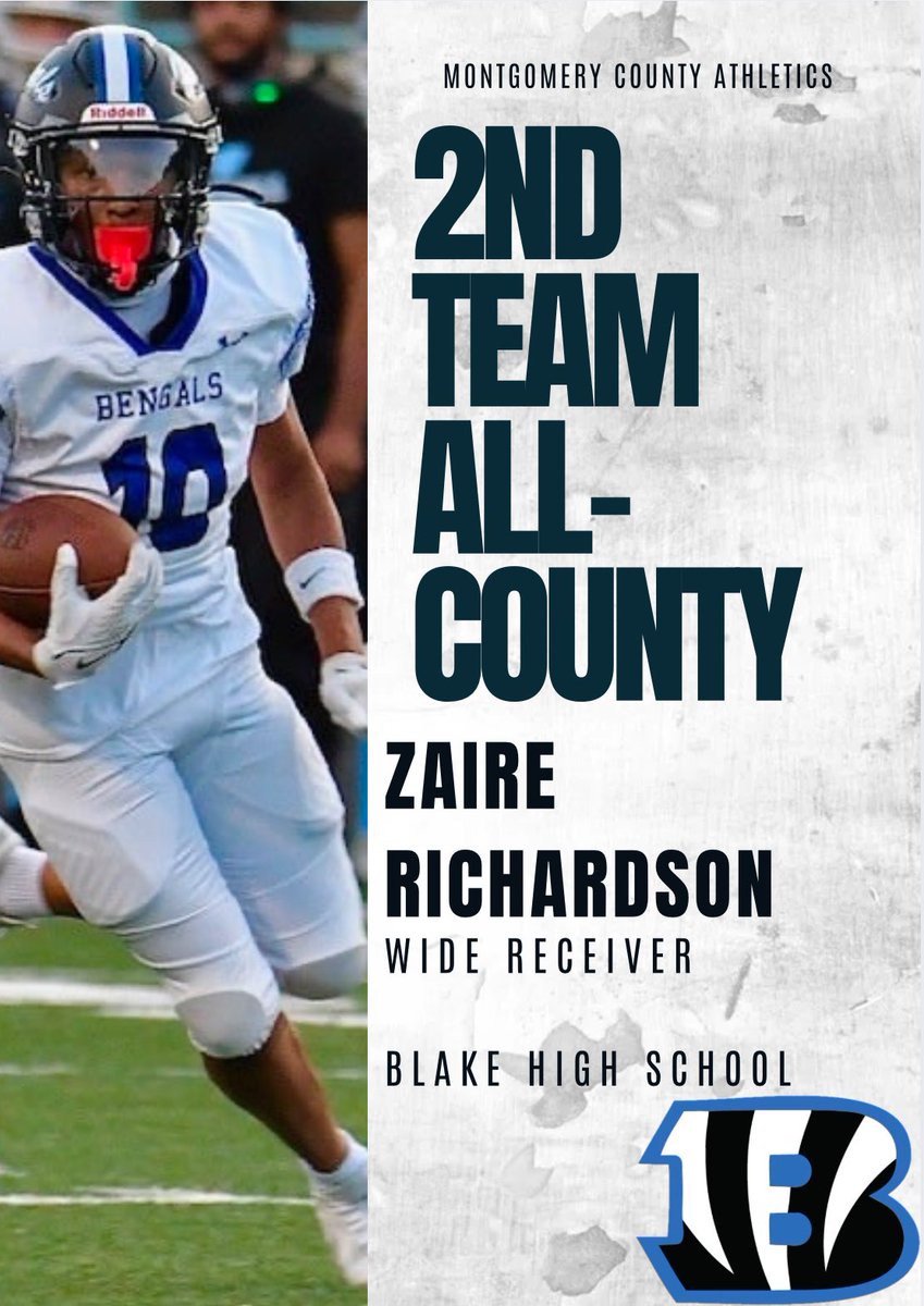 Congrats to our players who made the Montgomery County All County List ! #BuiltByBlake