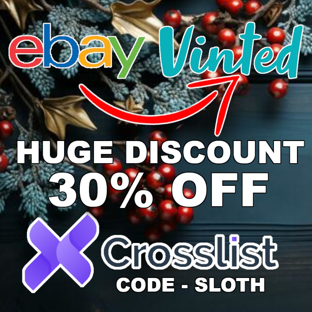 FlippingSloth's tweet image. You can now transfer all your eBay listings to over 10 other reselling platforms with a click of a button 🙏🏻 hallelujah

Use Code - SLOTH
At checkout for 30% OFF at Crosslist.com

@crosslist_com #eBay #vinted #crosslist #discount #Giveaway