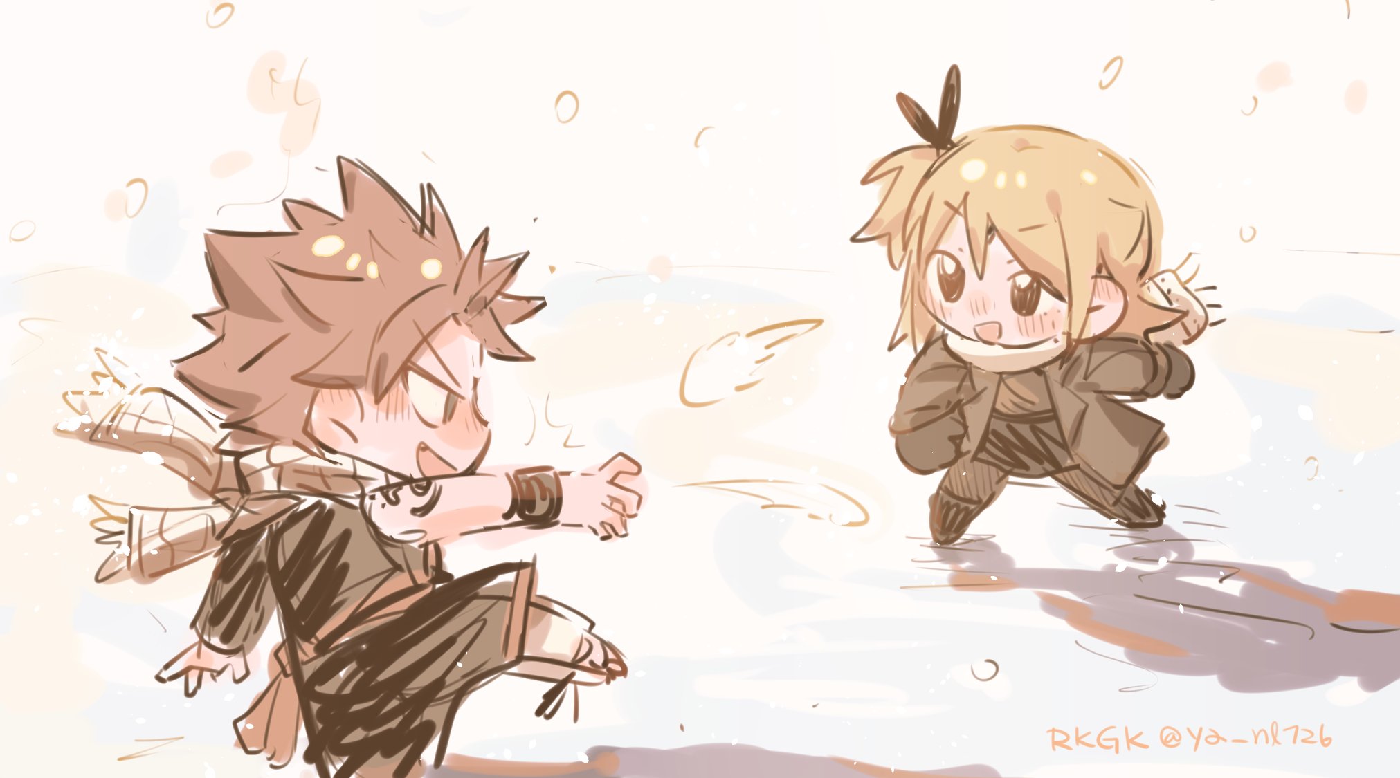 eyyy it's been a long time!!😆♥️ *** #nalu #nalufanart