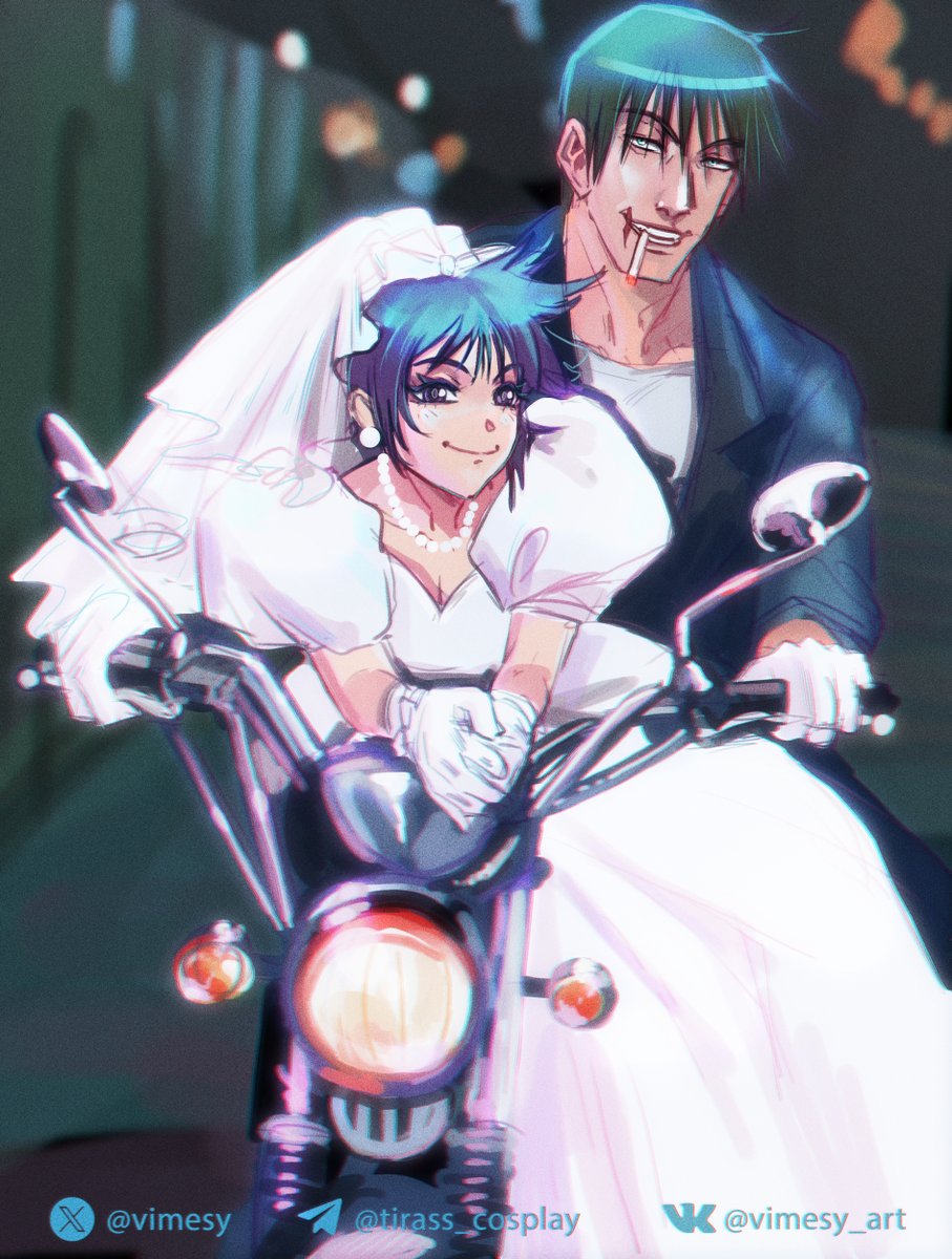 👰🤵#jjk #TojiFushiguro #tojizenin #伏黒甚爾 #呪術廻戦 #mamaguro