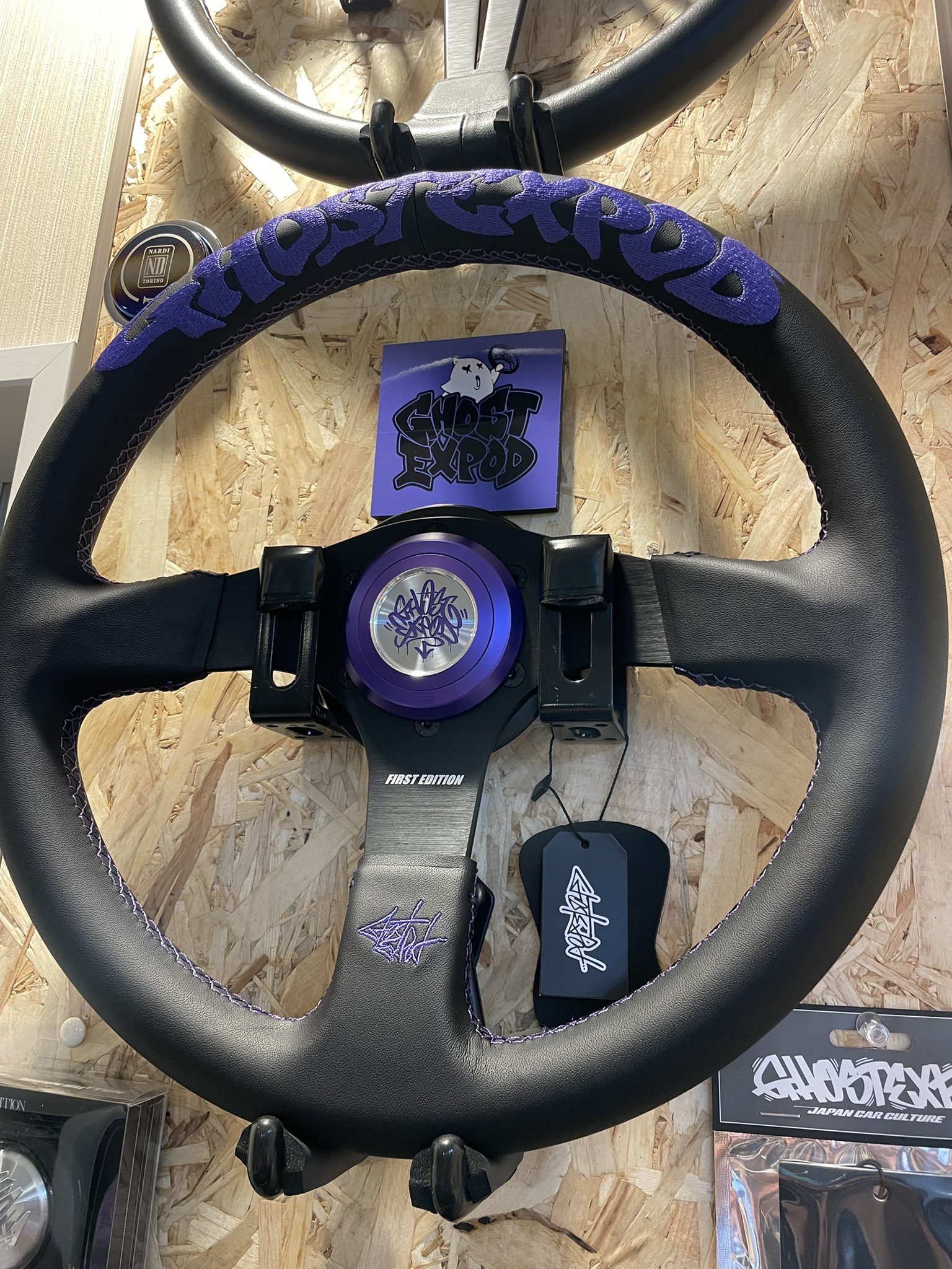 GHOST EXPOD ステアリング 1st purple のしかかる 紫 GHOST EXPOD ステアリング 1st purple のしかかる 紫