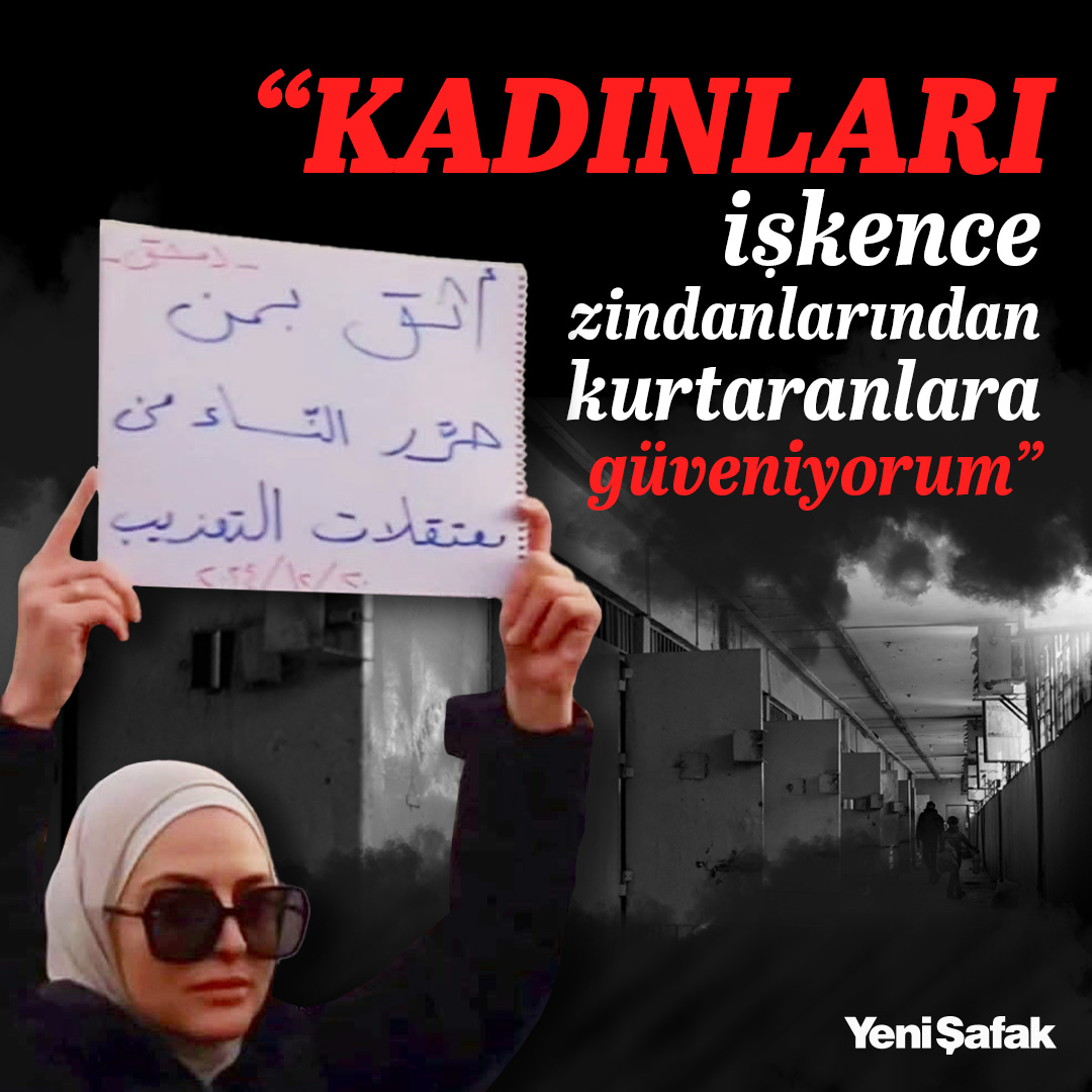 "Kadınları işkence zindanlarından kurtaranlara güveniyorum."

Suriyeli bir kadın, Esed'in devrilmesiyle birlikte rejimin işkencehane olarak kullandığı hapishanelerden kurtarılanlar için pankart açtı.

🖊 <a href="/mahirbilall/">Mahir Bilal</a>