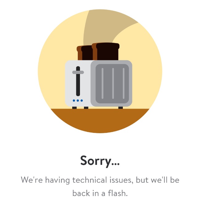 8BeautifulChaos's tweet photo. Anybody else find walmarts technical difficulties screen pictures weird. #Walmart https://t.co/YH8KUVjJhH