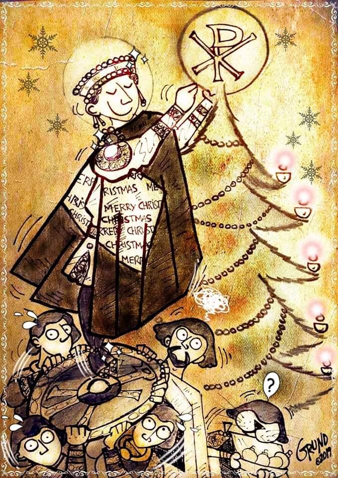 Merry Christmas! 🎄 

Did you know that emperor Justinian made #Christmas a civic holiday rather than a church festival? 

Now you know :)