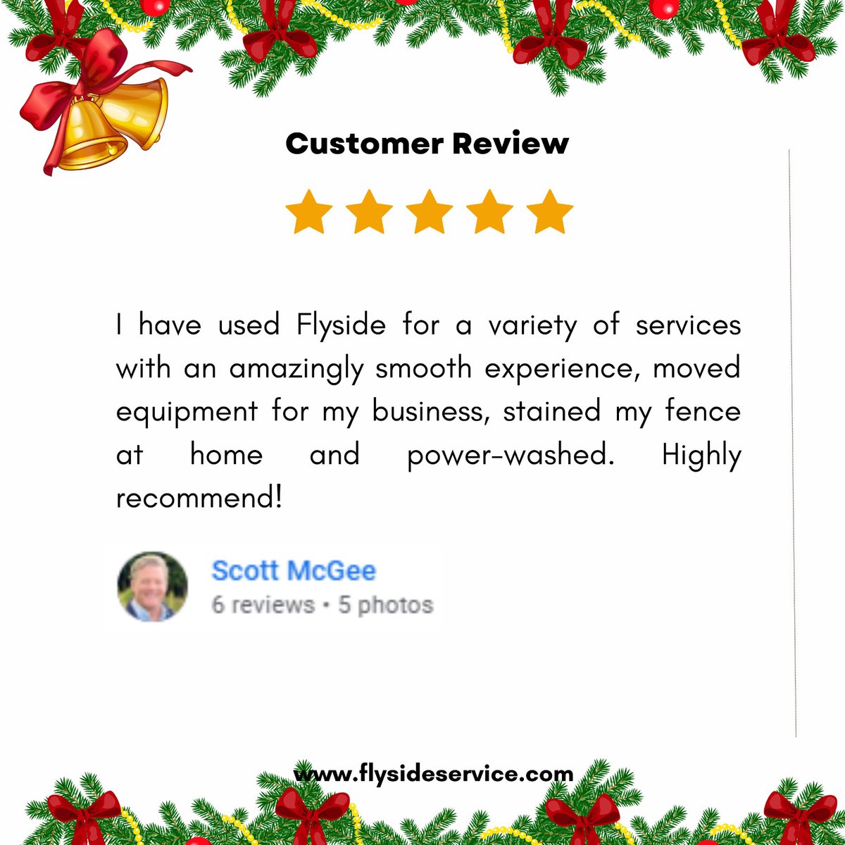 Thank you, Scott, for your 5-star review and kind words! I look forward to serving you again. Happy Holidays!