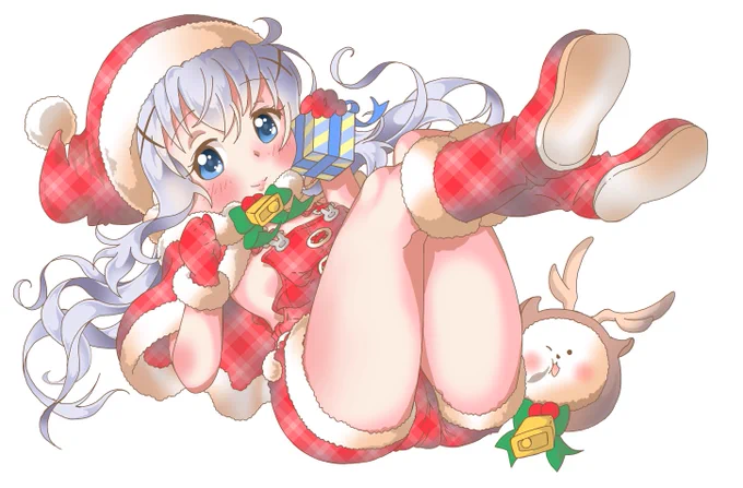 おはチノちゃん今日12月24日はクリスマスイブですねメリークリスマス～!!!#gochiusa #ごちうさ 