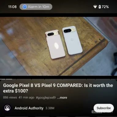 smartechdaily's tweet image. 🚨🚨🚨
تعمل Google على تطوير ميزة &quot;Rich Ongoing Notifications&quot; لنظام Android16، وهي وظيفة تسمح للتطبيقات بعرض معلومات أكثر تفصيلاً في شرائح شريط الحالة.

النيزة تشبه Dynamic Island من Apple، لكن Android استخدم شرائح شريط الحالة سابقًا، حيث يتميز #Android12 بالفعل بهذه الميزة…