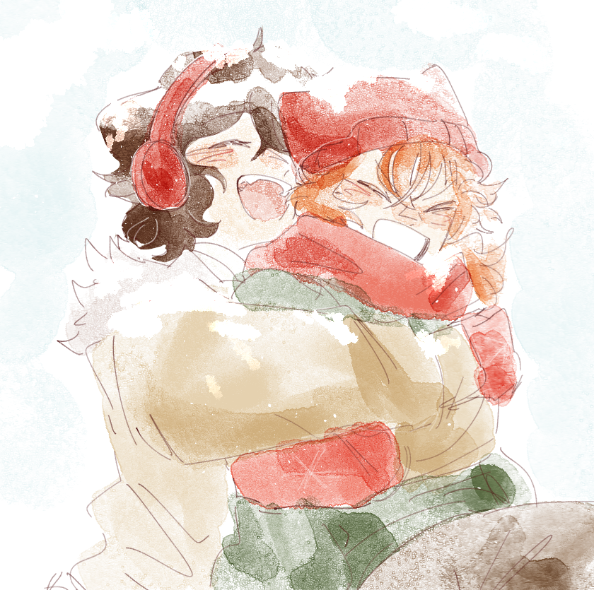 clemcasp's tweet photo. reposting for soukoku christmas #skk #soukoku https://t.co/LBZtR4T7ln
