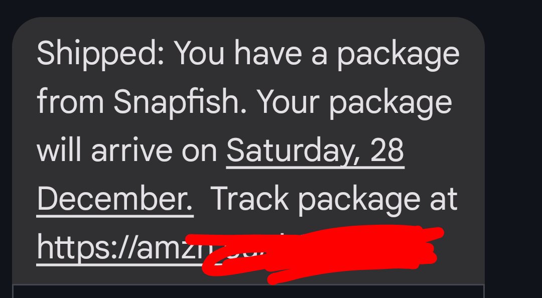 When you pay for guaranteed Christmas delivery from <a href="/SnapfishUK/">Snapfish UK</a>  and then get this 4 days later 😭 Won't be using again. So angry right now.