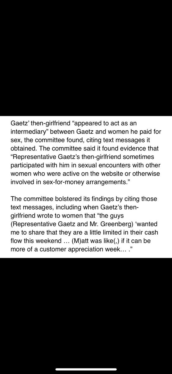Matt Gaetz is lookin’ for a “customer appreciation week” discount. 🤣