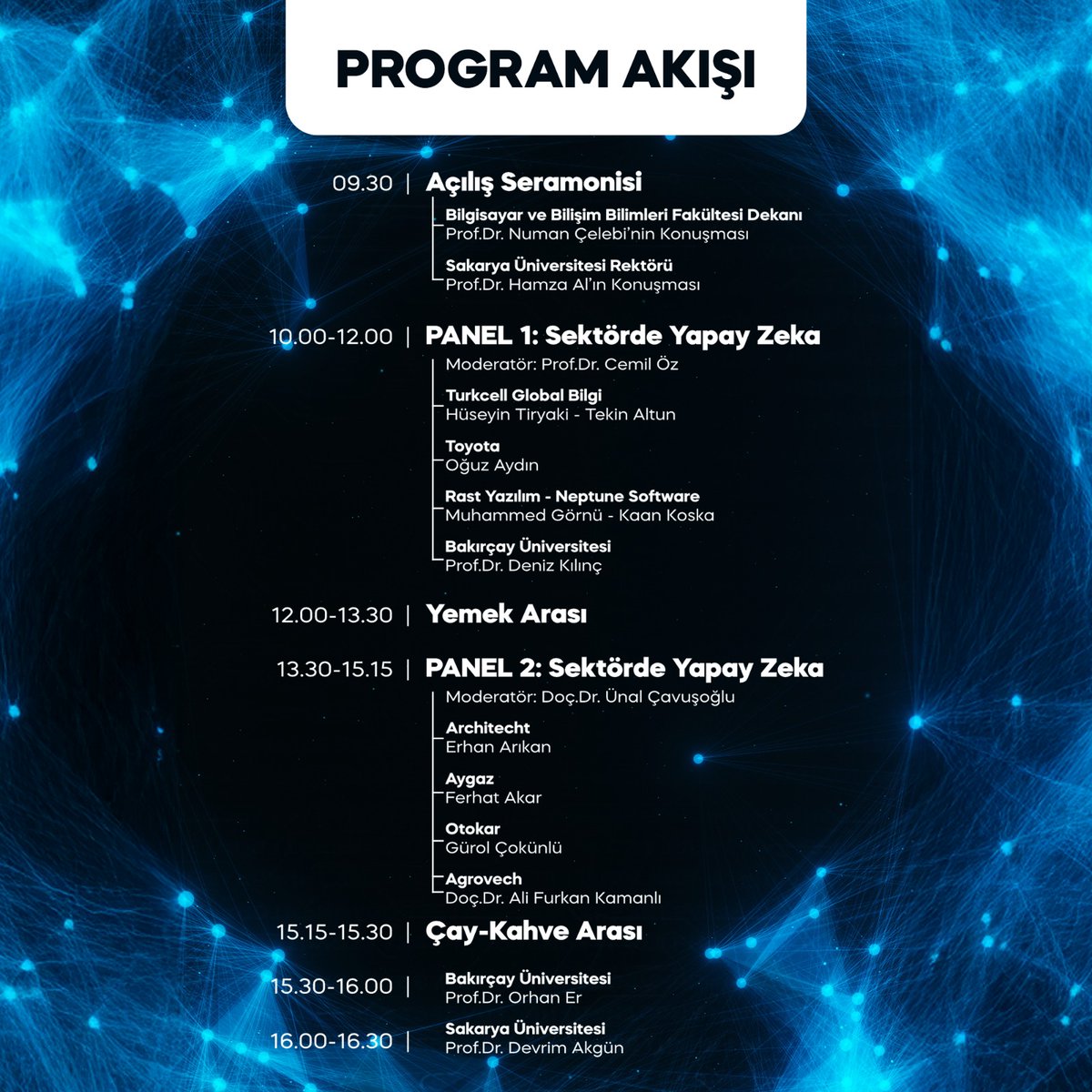 SAUCSR's tweet photo. 2024 Yapay Zeka Çalıştayı! 🚀

Sakarya Üniversitesi ve Sakarya Teknokent iş birliğiyle, Sakarya Üniversitesi Yapay Zeka Kulübü'nün katkılarıyla düzenlenen 2024 Yapay Zeka Çalıştayı, sektör profesyonelleri ve akademik uzmanları bir araya getiriyor!
https://t.co/MrMAchUFr7 https://t.co/vwkGgcHRnc