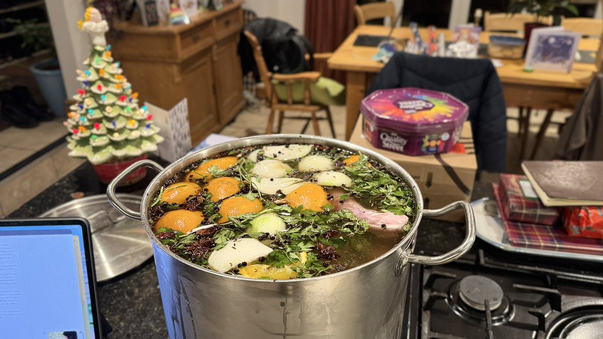 Turkey into the brine…Christmas is now DEFINITELY on the way…