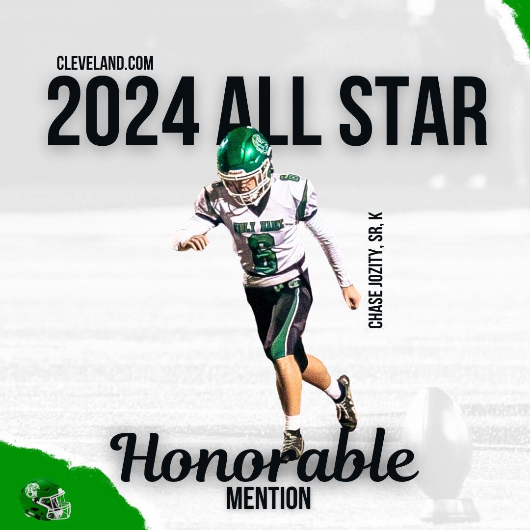 Congratulations to Chase Jozity on being recognized by Cleveland.com 

Well deserved and earned!