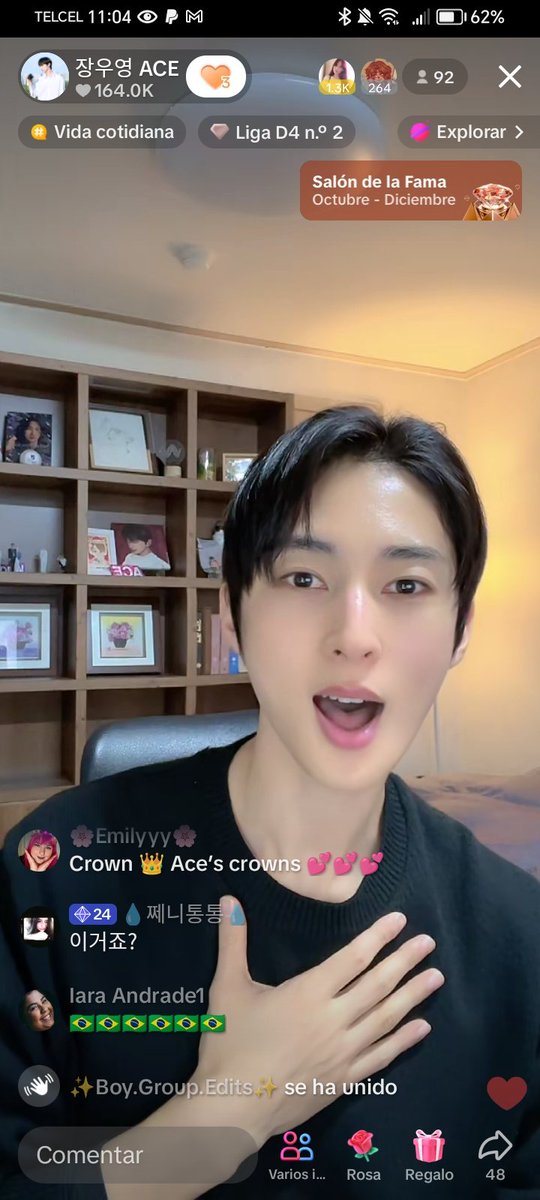 LeoMend49990510's tweet photo. Su reacción cuando proceso la  primera corona #acevav #Ace #vavace #장우영 #에이스 #JangWooYoun #vav_ace https://t.co/OWlzYFTwUV