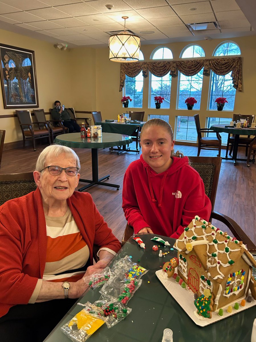 Spent a few hours yesterday volunteering @ the Denver Masonic Retirement Campus making gingerbread houses with the residents. I got to meet Shirley and learn about all the amazing places she’s lived in her life! She's pretty good at decorating too!

#ChristmasKindness
<a href="/2007gECNL/">Rapids 06/07G ECNL</a>
