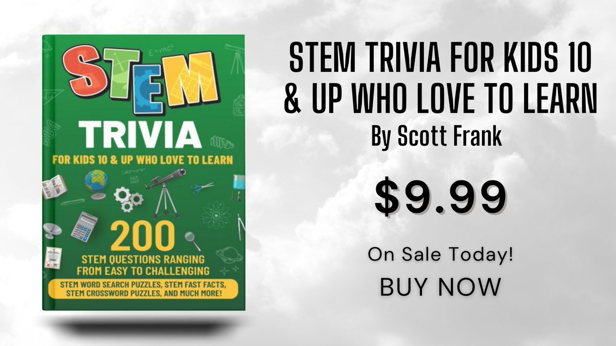 Whizbuzz's tweet photo. Introduce your kids to the universe of Science, Tech, Engineering & Math. Get #STEMTriviaForKids by Scott Frank today. https://t.co/6YekfDmOn7 #ChildrensBooks https://t.co/ICjHlnWlBT